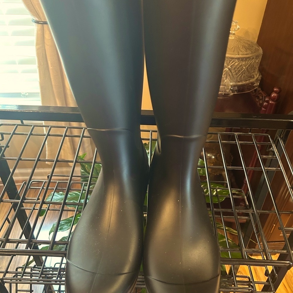 UGG Black Tall Rain Wear